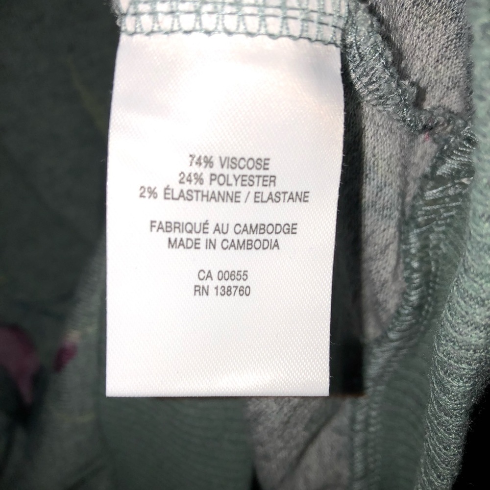 Reitmans 3/4 Sleeves Mint Green Top - Picture 5 of 5